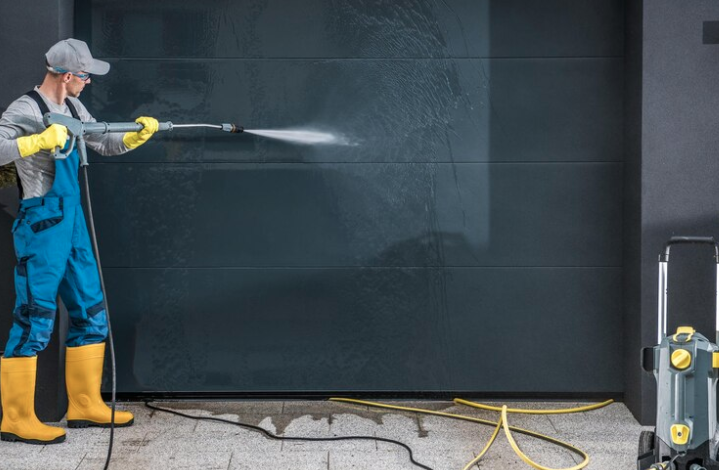 NeonCleanSB: Experts in facade cleaning for your business.